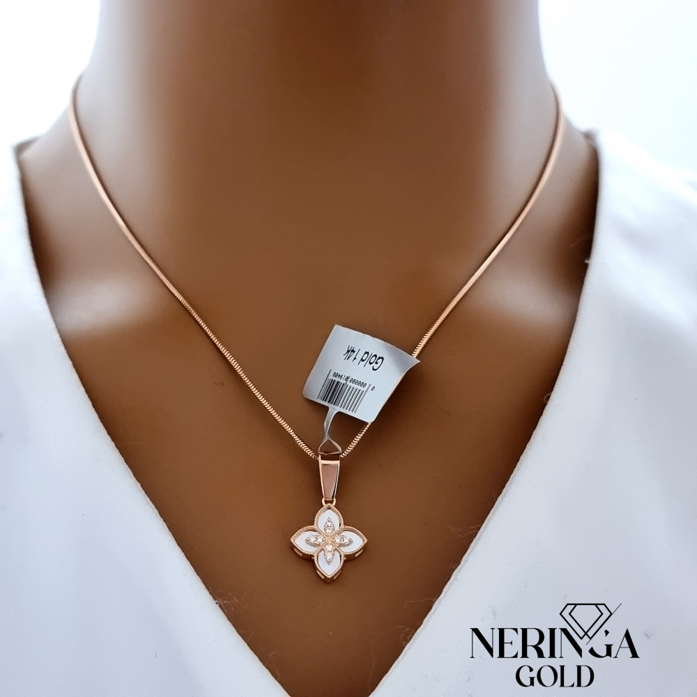 Rose gold pendant #67897