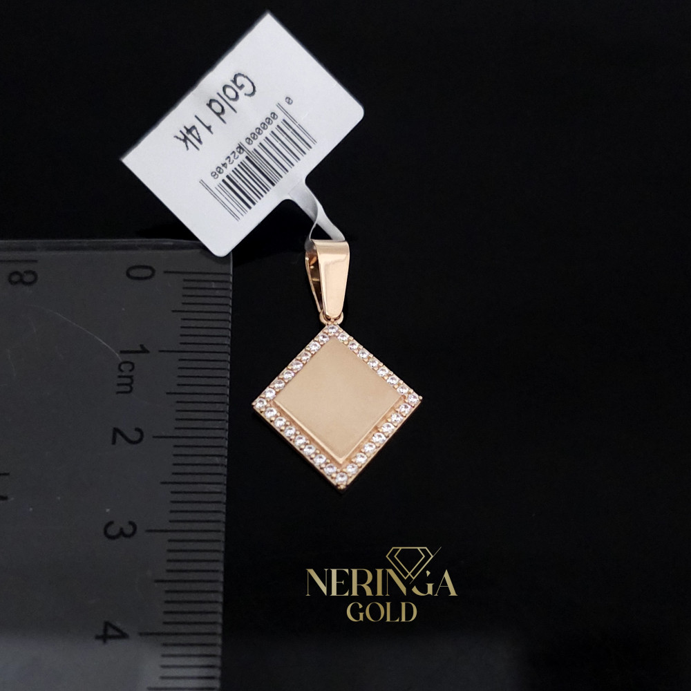 Rose gold pendant #67785