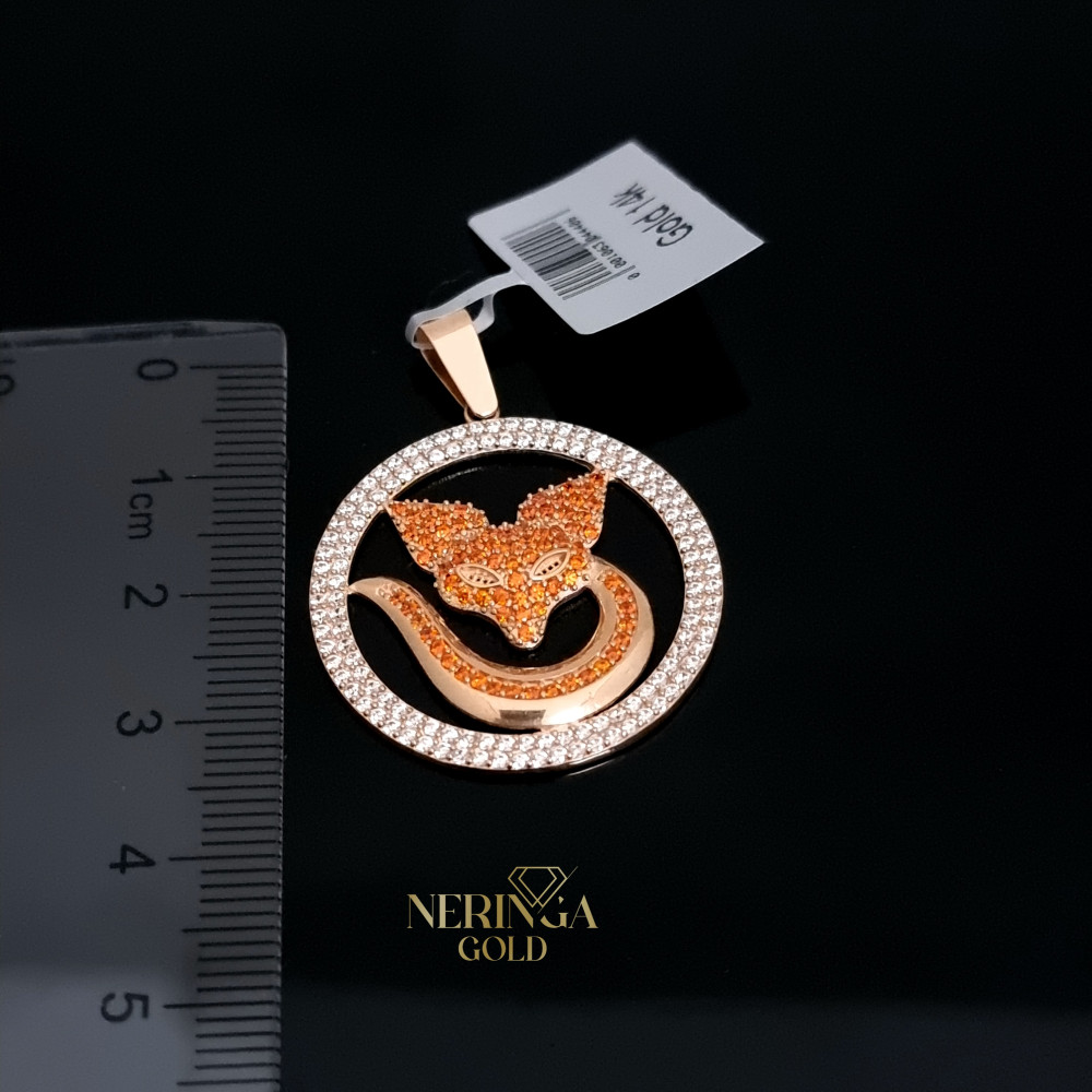 Rose gold pendant #66354