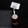 Rose gold letter pendant #67780