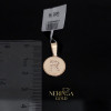 Rose gold letter pendant #67781