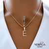 Rose gold letter pendant #69041