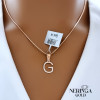 Rose gold letter pendant #68506