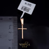 Rose gold cross pendant #68500