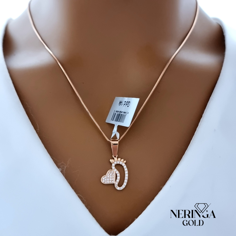 Rose gold pendant #68770