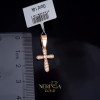 Rose gold cross pendant #68502