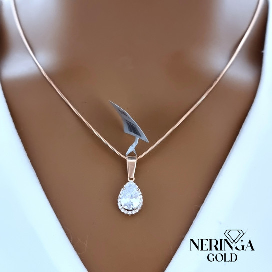 Rose gold pendant #69039