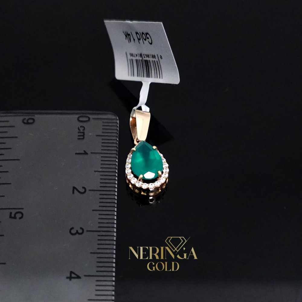 Rose gold pendant #67189