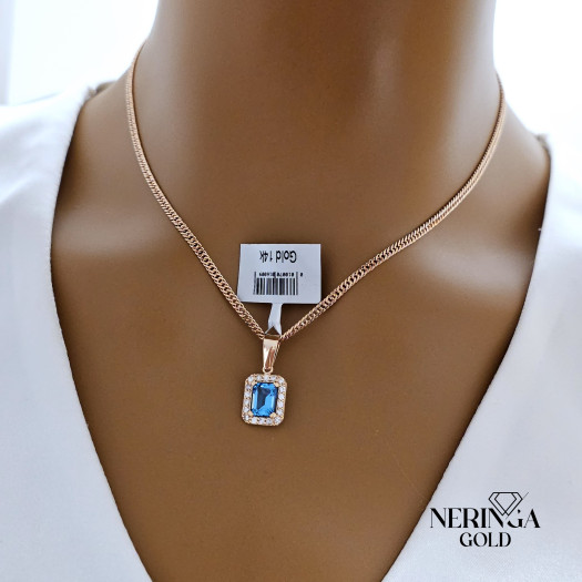 Rose gold pendant #69034