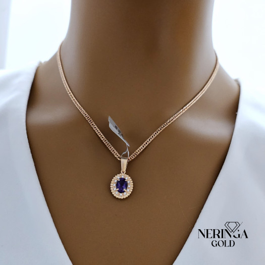 Rose gold pendant #67190