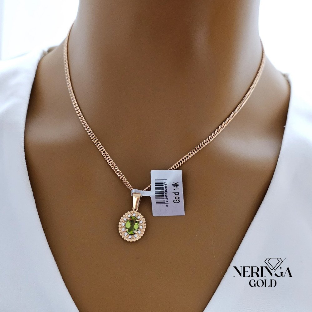 Rose gold pendant #66392