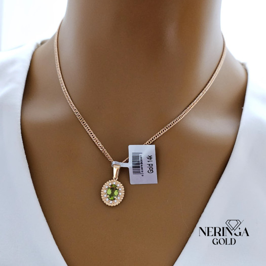 Rose gold pendant #66392