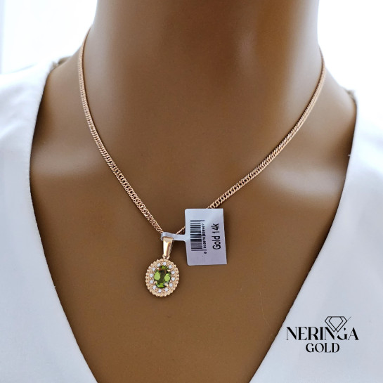 Rose gold pendant #66392