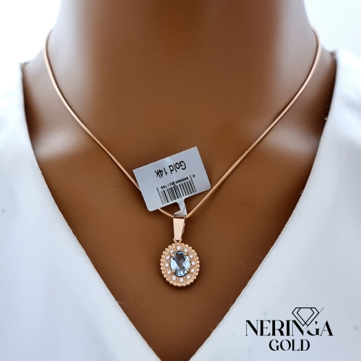 Rose gold pendant #67965