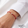 Rose gold thread bracelet #69411