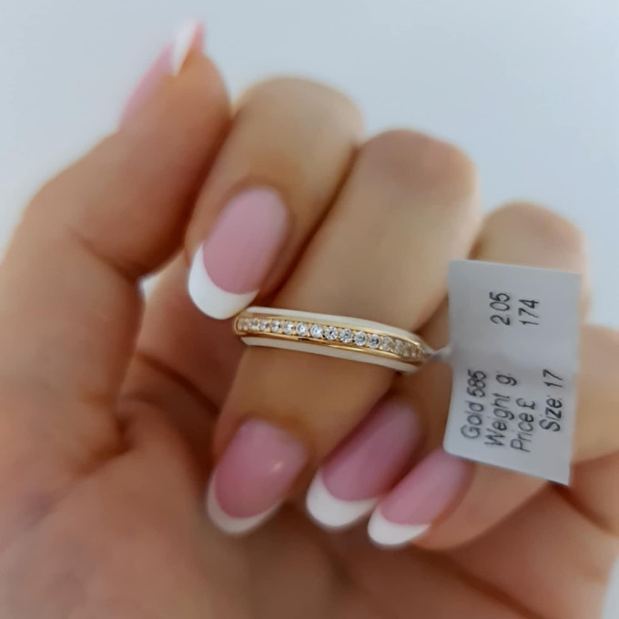Rose gold women's ring #62680 Rose gold women's ring #62680
