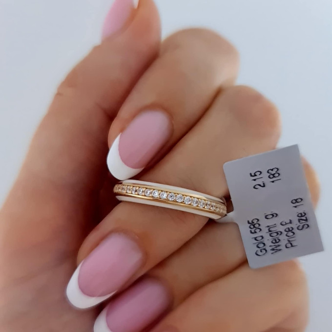 Rose gold women's ring #62716 Rose gold women's ring #62716