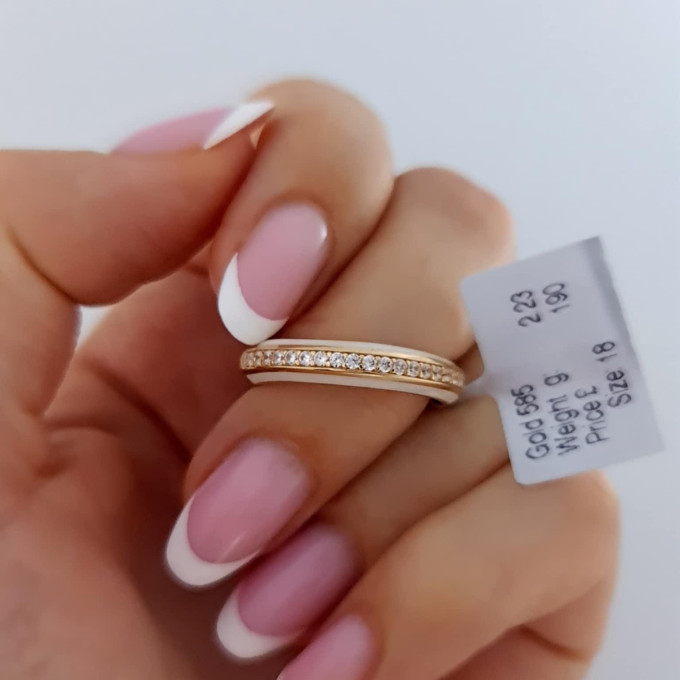 Rose gold women's ring #62711 Rose gold women's ring #62711