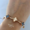 Rose gold hoop bracelet #62382