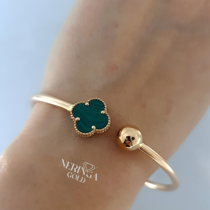 Rose gold hoop bracelet #62383