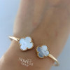Rose gold hoop bracelet #62386