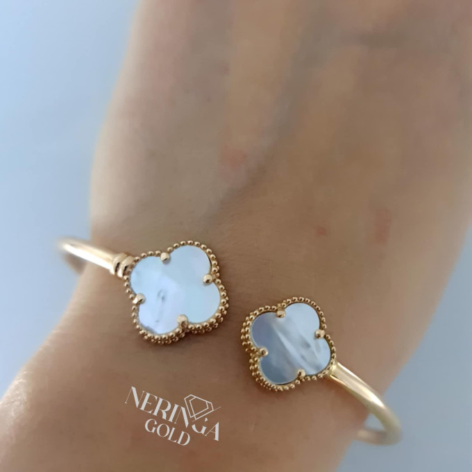 Rose gold hoop bracelet #62386