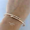 Rose gold hoop bracelet #62387