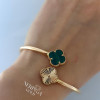 Rose gold hoop bracelet #62393